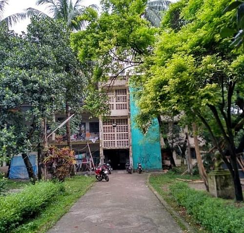 চারুকলার শিক্ষার্থীদের জন্য শাহনেওয়াজ ছাত্রাবাস।