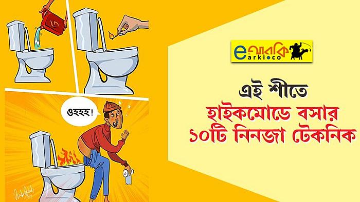 শীতকালে টয়লেটে হাইকমোডের সিটে বসার ১০টি নিনজা টেকনিক