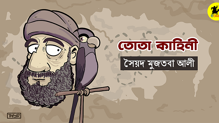 তোতার জন্য উপহার আনতে গিয়ে সওদাগর যত কাহিনী করলেন