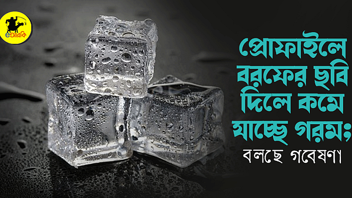 প্রোফাইলে বরফের ছবি দিলে কমে যাচ্ছে গরম বলছে গবেষণা