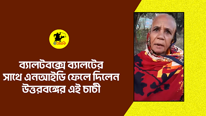 ব্যালটবক্সে ব্যালটের সাথে এনআইডিও ফেলে দিলেন