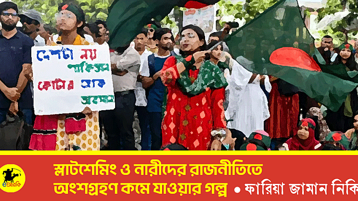 স্লাটশেমিং ও রাজনীতিতে নারীদের অংশগ্রহণ কমে যাওয়ার গল্প