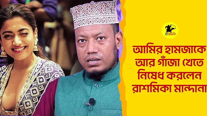 আমির হামজাকে আর গাঁজা খেতে নিষেধ করলেন রাশমিকা মান্দানা 