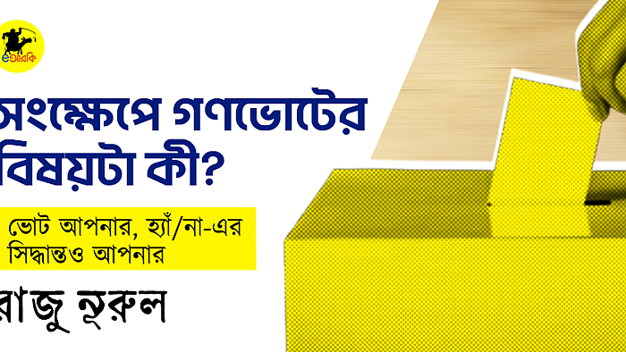 গণভোটে কীসের পক্ষে আসলে 'হ্যাঁ' বা 'না' ভোট দেবেন? একটু জেনে নিতে পারেন