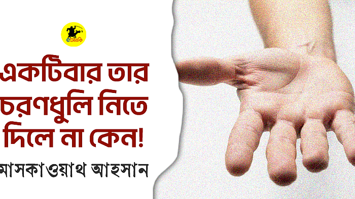 একটিবার তার চরণধুলি নিতে দিলে না কেন!