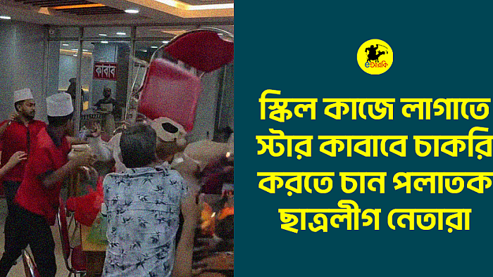 স্কিল কাজে লাগাতে স্টার কাবাবে চাকরি করতে চান পলাতক ছাত্রলীগ নেতারা