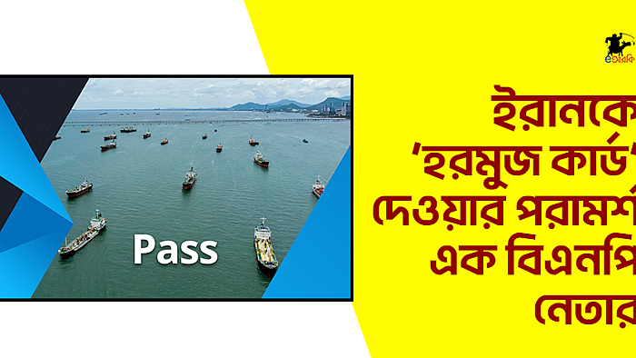 ইরানকে ‘হরমুজ কার্ড’ দেওয়ার পরামর্শ এক বিএনপি নেতার