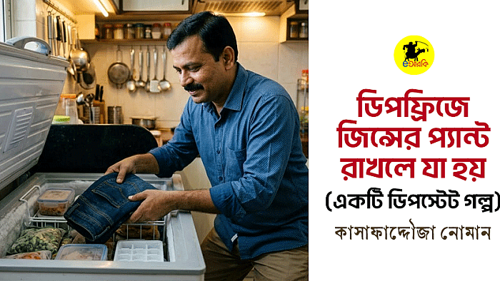 ডিপফ্রিজে জিন্সের প্যান্ট রাখলে যা হয়