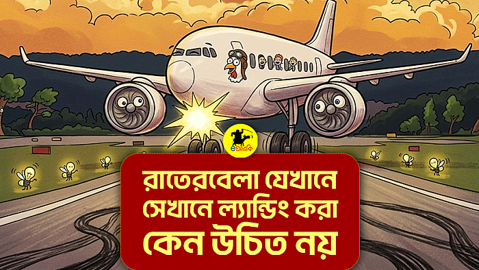 রাতেরবেলা যেখানে সেখানে ল্যান্ডিং করা কেন উচিত নয়