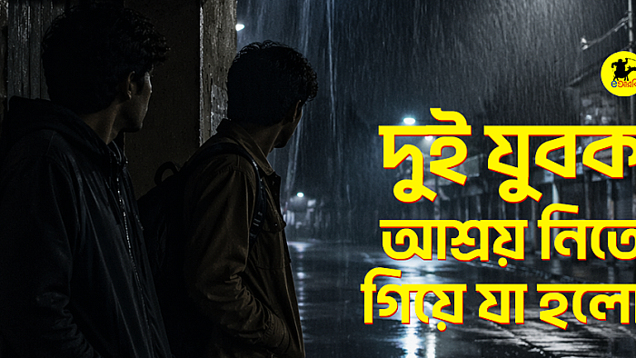 দুই যুবক আশ্রয় নিতে গিয়ে যা হলো