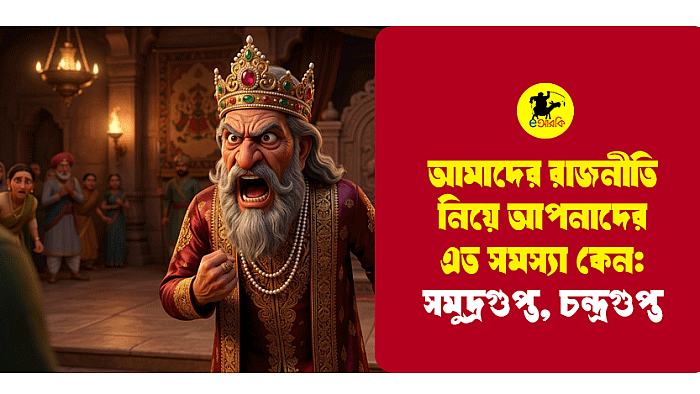 আমাদের রাজনীতি নিয়ে আপনাদের এত সমস্যা কেন: সমুদ্রগুপ্ত, চন্দ্রগুপ্ত