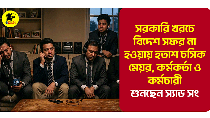 সরকারি খরচে বিদেশ সফর না হওয়ায় হতাশ চসিক মেয়র-কর্মকর্তা-কর্মচারী, শুনছেন স্যাড সং