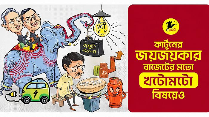 কার্টুনের জয়জয়কার বাজেটের মতো খটোমটো বিষয়েও