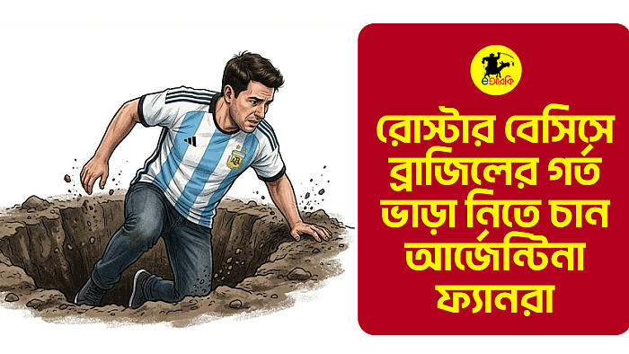 রোস্টার বেসিসে ব্রাজিলের গর্ত ভাড়া নিতে চান আর্জেন্টিনা ফ্যানরা