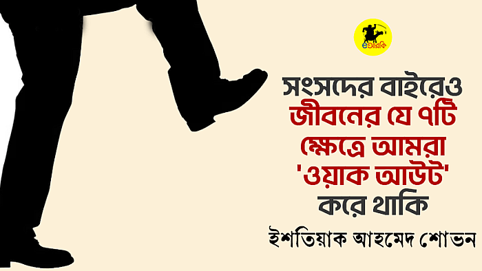 সংসদের বাইরেও জীবনের যে ৭টি ক্ষেত্রে আমরা 'ওয়াক আউট' করে থাকি