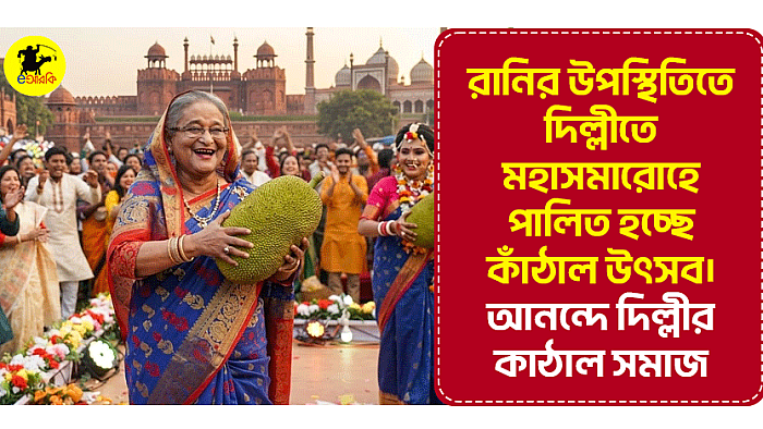 রানির উপস্থিতিতে দিল্লীতে মহাসমারোহে পালিত হচ্ছে কাঁঠাল উৎসব। আনন্দে দিল্লীর কাঠাল সমাজ