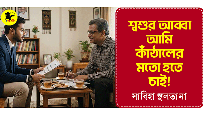 শ্বশুর আব্বা, আমি কাঁঠালের মতো হতে চাই!