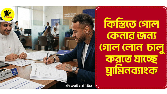 কিস্তিতে গোল কেনার জন্য ‘গোল লোন’ চালু করতে যাচ্ছে ঘ্রামিন ব্যাংক