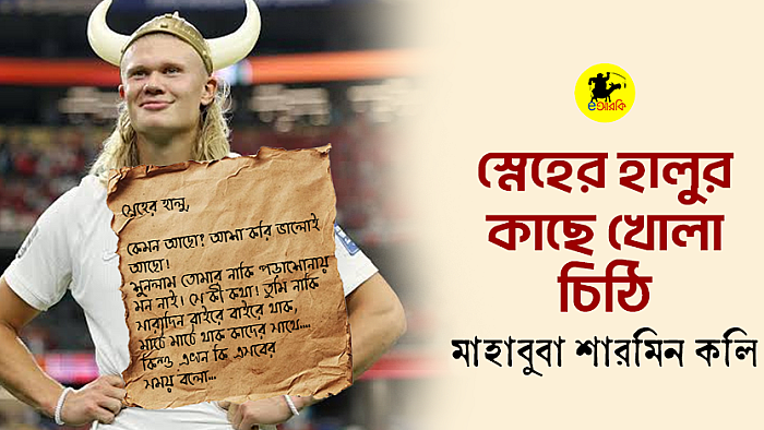 স্নেহের হালু, কেমন আছ, ভালু?
