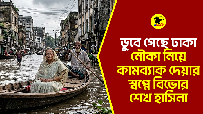 ডুবে গেছে ঢাকা, নৌকা নিয়ে কামব্যাক দেয়ার স্বপ্নে বিভোর শেখ হাসিনা