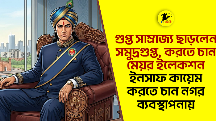 গুপ্ত সাম্রাজ্য ছাড়লেন সমুদ্রগুপ্ত, করতে চান মেয়র ইলেকশন, ইনসাফ কায়েম করতে চান নগর ব্যবস্থাপনায়