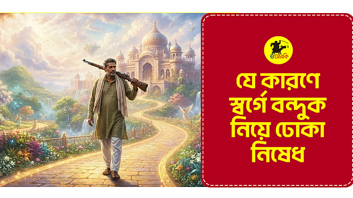 যে কারণে স্বর্গে বন্দুক নিয়ে ঢোকা নিষেধ