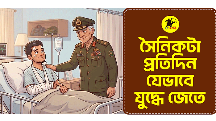 সৈনিকটা প্রতিদিন যেভাবে যুদ্ধে জেতে