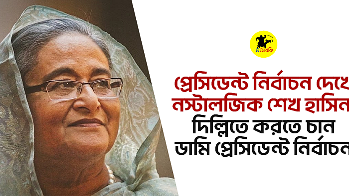 প্রেসিডেন্ট নির্বাচন দেখে নস্টালজিক শেখ হাসিনা, দিল্লিতে করতে চান ডামি প্রেসিডেন্ট নির্বাচন