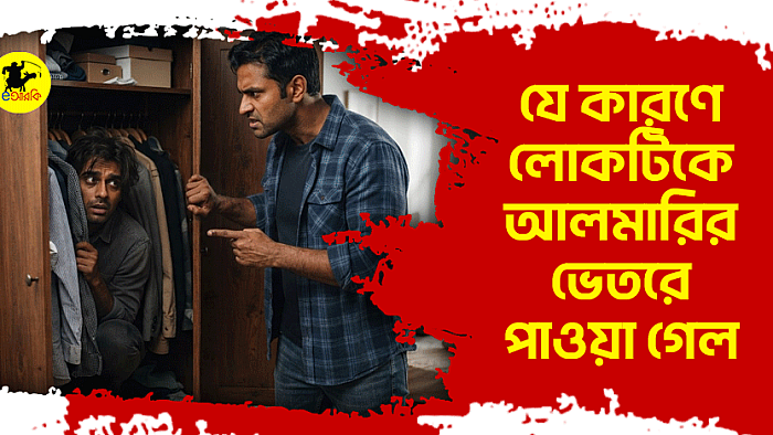 যে কারণে লোকটিকে আলমারির ভেতরে পাওয়া গেল