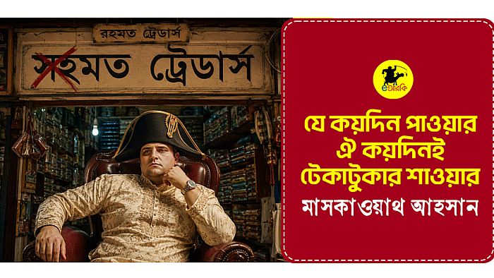 যে কয়দিন পাওয়ার; ঐ কয়দিনই টেকাটুকার শাওয়ার