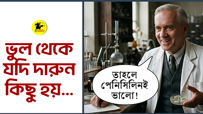 যে ভুলটার কারণে পেনিসিলিনের আবিষ্কার...
