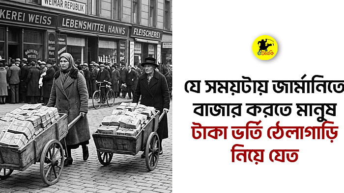 যে সময়টায় জার্মানিতে বাজার করতে মানুষ টাকা ভর্তি ঠেলাগাড়ি নিয়ে যেত