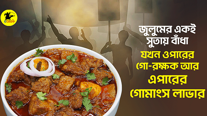 জুলুমের একই সুতায় বাঁধা যখন ওপারের গো-রক্ষক আর এপারের গোমাংস লাভার