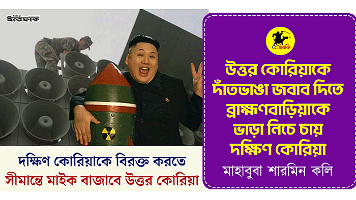 ব্রাহ্মণবাড়িয়াকে হায়ার করতে যাচ্ছে দক্ষিণ কোরিয়া?